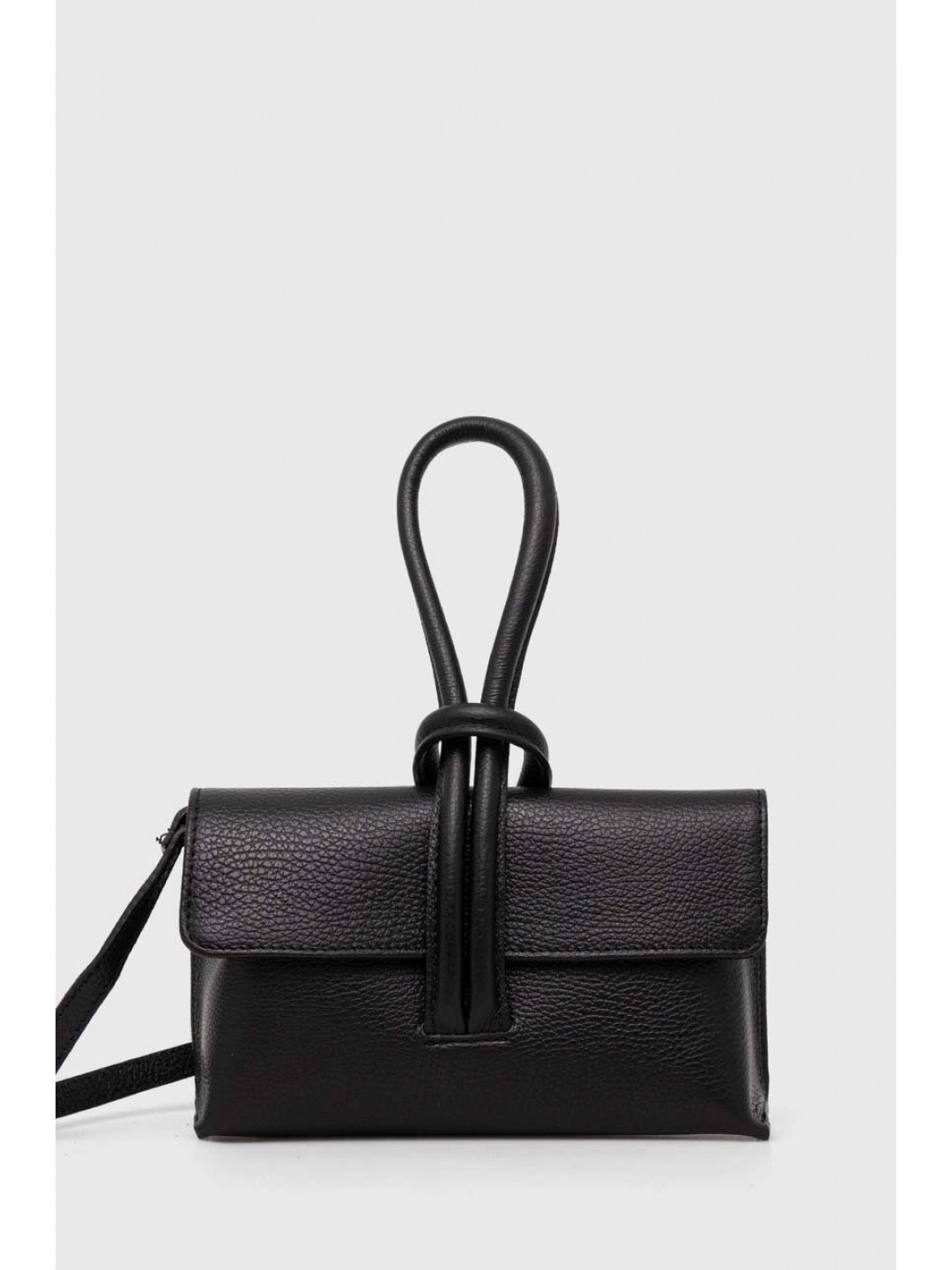 Kožená kabelka Answear Lab černá barva